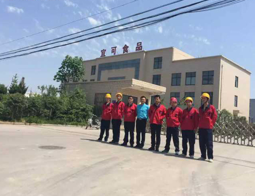 河南宜可食品3t/h雙螺旋隧道生產線